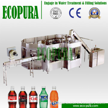 Soda Beverage Washing Filling Capping Machine / Bottling Plant / Csd Filling Line